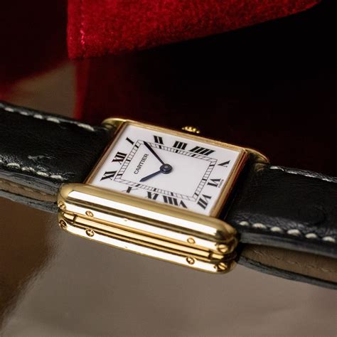 vintage tank louis cartier|pre owned cartier tank louis.